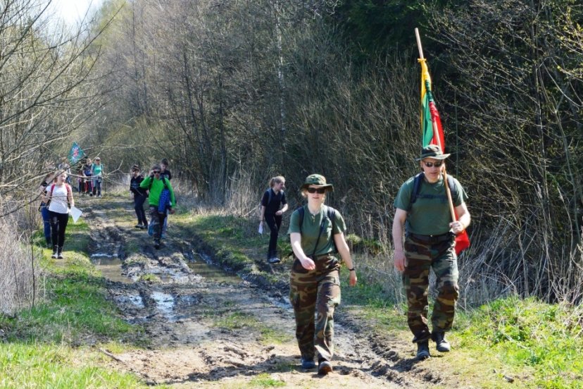 Jurbarko rajone vyko 5-asis pėsčiųjų žygis „Kęstutėnai“