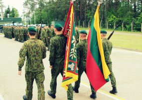 Pratybose „Kardo kirtis“ sveikinimai „Geležinio Vilko“ brigadai - 1