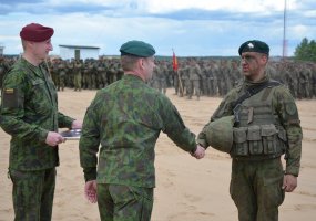 A part of Exercise Saber Strike 15 was wrapped up at the Pabradės Training Area - 1