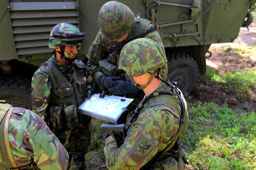 Pažintis su pratybų „Saber Strike