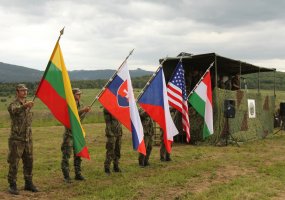 Oro gynybos bataliono kariai grįžo iš pirmųjų tarptautinių pratybų Čekijoje - 2
