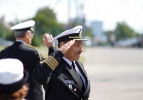 Vadovavimą Karinėms jūrų pajėgoms perėmė jūrų kapitonas Arūnas Mockus  - 4