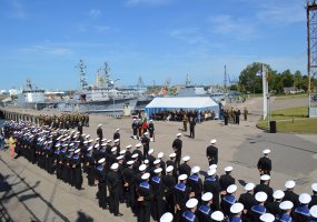 Vadovavimą Karinėms jūrų pajėgoms perėmė jūrų kapitonas Arūnas Mockus  - 5