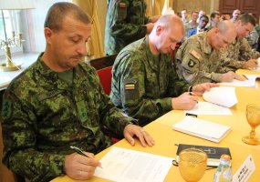 Representatives of the Baltic States and U.S. Land Forces signed a memorandum of cooperation - 3