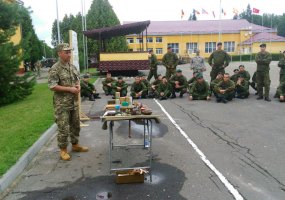 Lithuanian soldiers train in a cooperative NATO and Ukraine's exercise on the soil of Ukraine - 2