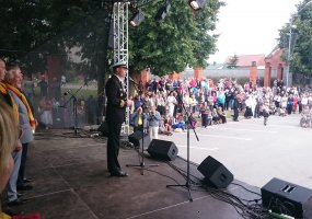 Laivo „Aukštaitis“ įgulos atstovai lankėsi Biržų miesto šventėje - 4
