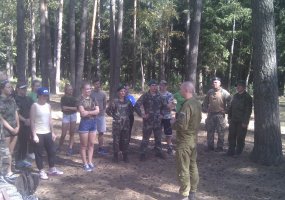 Prasidėjo Mokinių parlamento karinė stovykla „Vilkų pėdom“ - 1