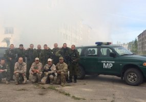 Karo policininkai Latvijoje tobulino asmenų apsaugos įgūdžius - 2