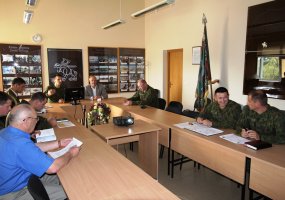 Krašto apsaugos ministras lankėsi Mechanizuotoje pėstininkų brigadoje ,,Geležinis Vilkas - 3