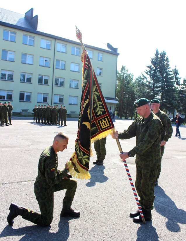 Butigeidžio dragūnų batalione vyko vado keitimo ceremonija
