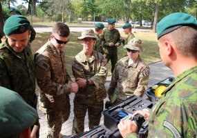 Juozo Vitkaus inžinerijos batalione vyksta JAV išminuotojų seminaras - 1