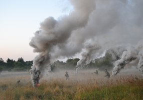 KJP rengiami jūrų karininkai lauko pratybas vykdė kartu su jūrų šauliais - 3