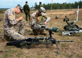 Kariai iš septynių NATO valstybių varžėsi dėl taikliausio snaiperio titulo - 1
