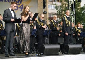 Karinių jūrų pajėgų orkestras bei laivo „Sėlis“ įgulos nariai dalyvavo Utenos miesto šventėje - 1