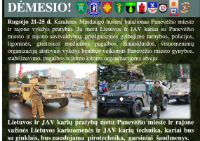 Lietuvos ir JAV karių pratybos „Karaliaus kirtis 2015“ Panevėžyje - 1