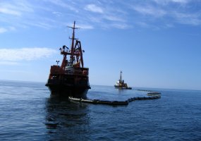 Jūroje vyko taršos likvidavimo pratybos - 1