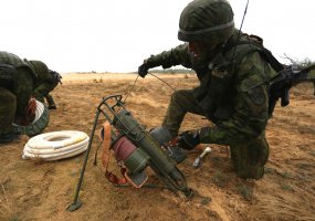 Lithuanian and U.S. troops train in a joint infantry-engineer personnel Exercise Engineer Thunder... - 3