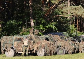 Pratybose „Baltijos piranija“ dalyvaujantys kariai susitiko su Lietuvos miestų gyventojais - 3