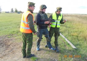 Birutės bataliono instruktoriai treniruojasi su Ukrainos kariais - 1