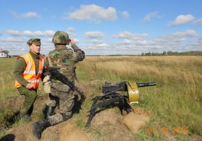Birutės bataliono instruktoriai treniruojasi su Ukrainos kariais - 2
