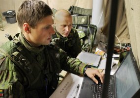 Pratybose „Drakono kardas“ tobulinti gebėjimai vykdyti gynybą - 6