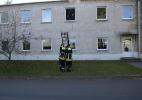 Priešgaisrinės pratybos LK Generolo Adolfo Ramanausko kovinio rengimo centre - 3
