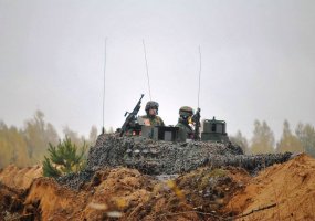 Mėnesį su Lietuvos kariais treniravęsi Belgijos ir Liuksemburgo kariai išvyksta namo - 1
