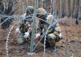 Mėnesį su Lietuvos kariais treniravęsi Belgijos ir Liuksemburgo kariai išvyksta namo - 3