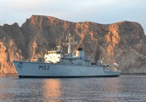 Lietuvos laivas „Skalvis“ pratybose „Trident Juncture“ atlieka minų paieškos operacijas... - 2
