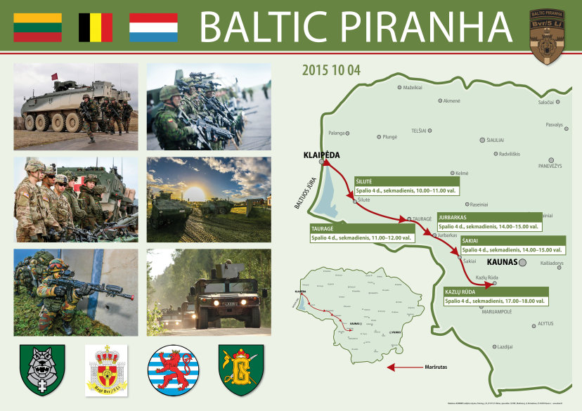 Pratybos „Baltijos piranija“ prasidėjo: pirmasis jų etapas – Klaipėdos regione 