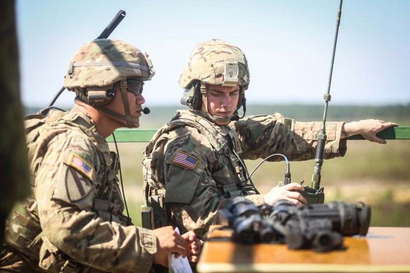 U.S. rotations in Lithuania shift, the incoming rotation is bringing heavy equipment