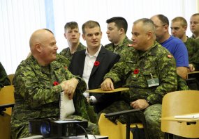 Kanados vadovaujamose pratybose treniruosis Lietuvos, Lenkijos ir Ukrainos kariai - 1