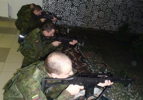 Pirmosios Kunigaikščio Vaidoto bataliono NPPKT karių šaudymo pratybos - 4