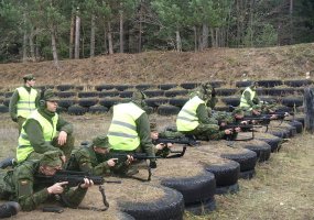 Pirmosios Kunigaikščio Vaidoto bataliono NPPKT karių šaudymo pratybos - 5