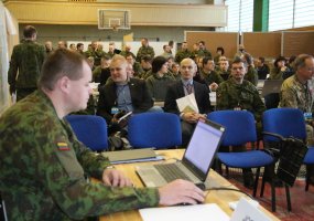 Baigėsi Baltijos šalių priimančios šalies paramos atvykstančioms NATO pajėgoms pratybos   - 1