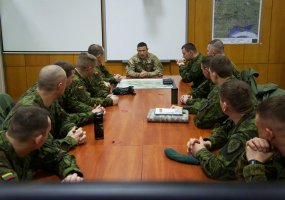 Lietuvos karių grupė atvyko į Yavoriv poligoną Ukrainoje - 2