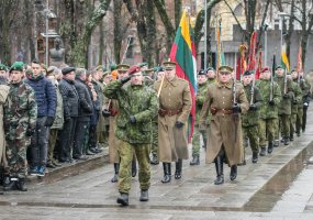Lietuvos kariuomenės dienos proga Kaune įvyko karių savanorių priesaikos ceremonija - 5