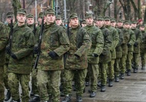 Lietuvos kariuomenės dienos proga Kaune įvyko karių savanorių priesaikos ceremonija - 6