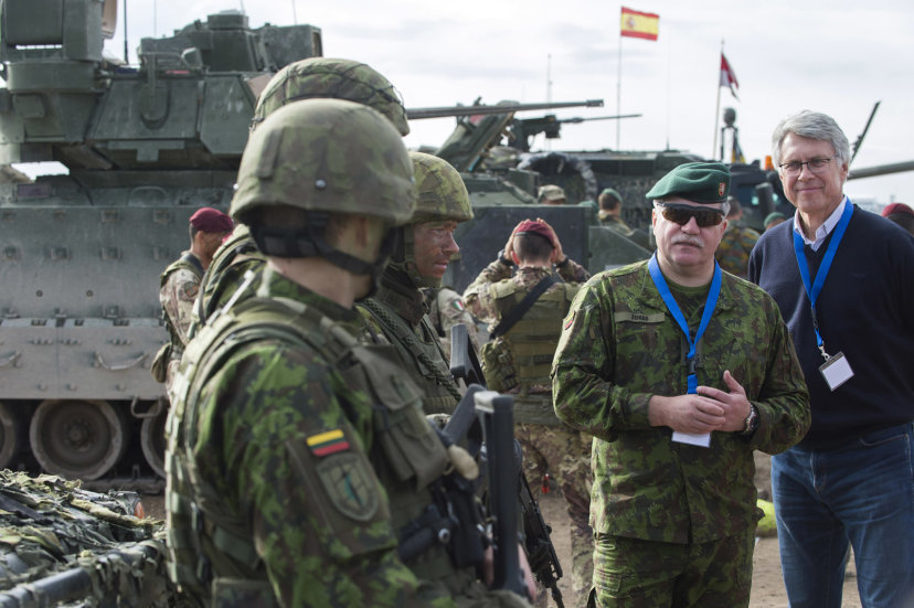 Lithuania's defence leadership observed the most ambitious NATO exercise in a decade in Spain