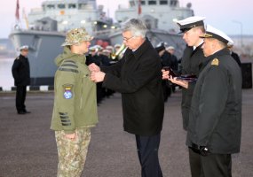 Klaipėdoje vyko tarptautinėje operacijoje „Atalanta“ dalyvaujančių Lietuvos kontingentų... - 1