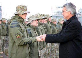 Klaipėdoje vyko tarptautinėje operacijoje „Atalanta“ dalyvaujančių Lietuvos kontingentų... - 2
