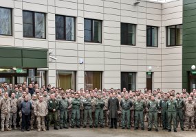 Ispanijos karinių oro pajėgų vadas aplankė NATO oro policijos misiją vykdančius ispanus Lietuvoje - 6