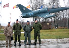 Spanish Air Force Chief of Staff will visit Spain's air personnel conducting the NATO Air... - 2