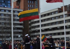 Klaipėdos įgulos kariai dalyvavo Vasario 16 d. renginiuose Klaipėdoje - 2