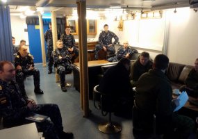 Lietuvos kariuomenės vadas lankė Karines jūrų pajėgas  - 3