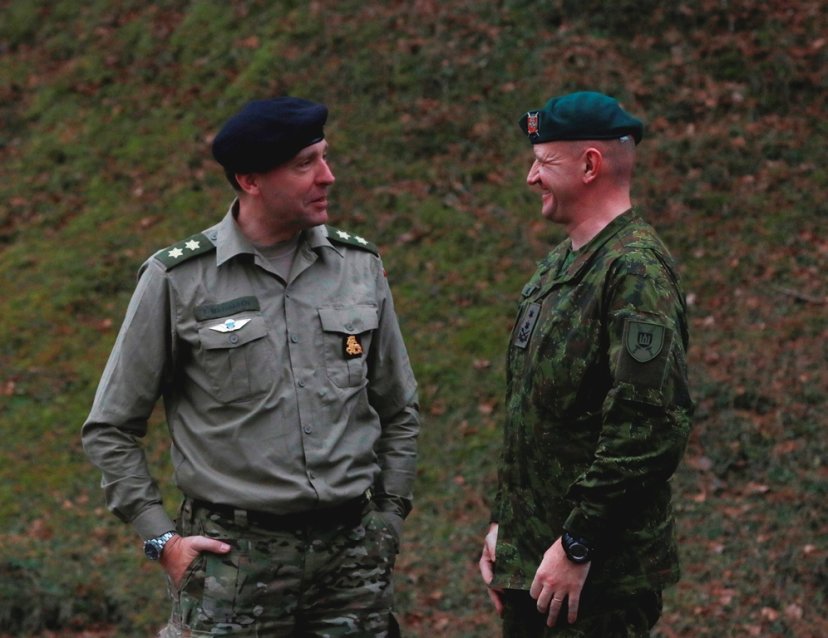 Stiprinamas suderinamumas tarp Baltijos šalių ir Danijos divizijos brigadų karių