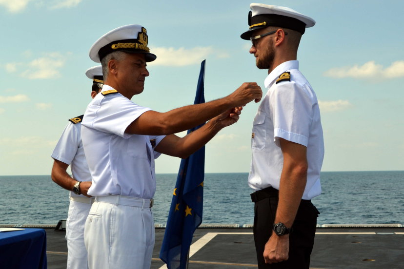 Operation Atalanta Medal awarded to a Lithuanian officer