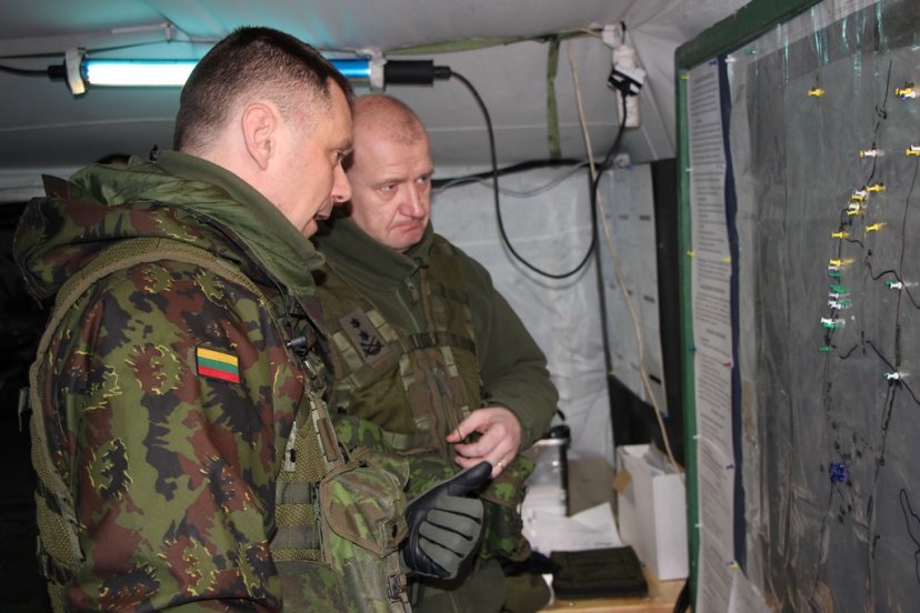 Run-up to Exercise Lightning Strike 2016: units of the Rapid Response Force trained in Molėtai 
