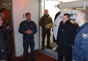 Karinių jūrų pajėgų Mokymo centre vyksta mokymai priešgaisrinės gelbėjimo valdybos pareigūnams  - 2