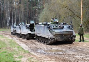 Šarvuočiai drebino Gaižiūnų poligoną - 2